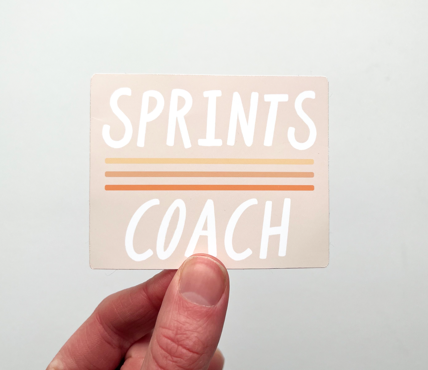 Sprints Coach Sticker