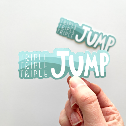 Triple Jump Sticker