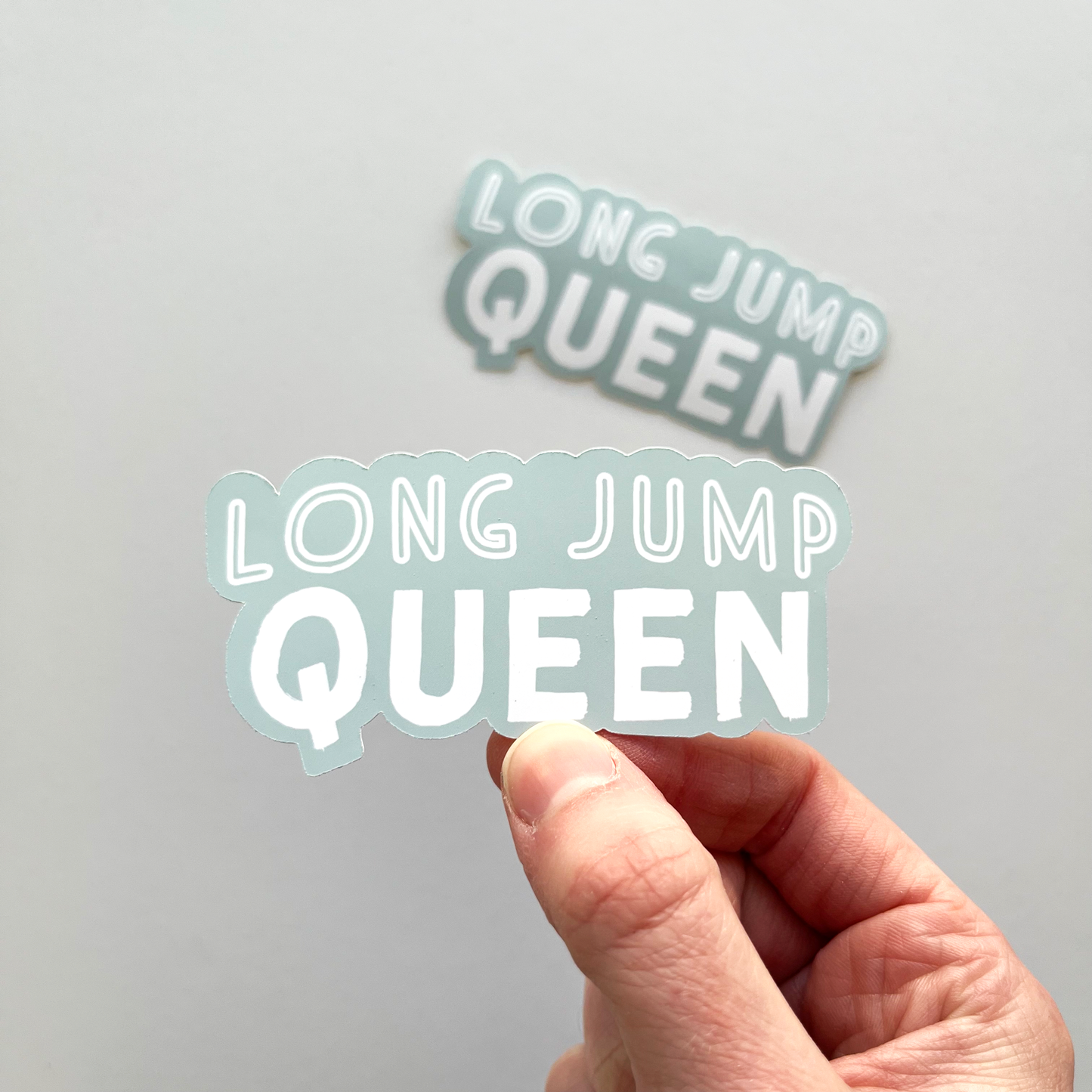 Long Jump Queen Sticker
