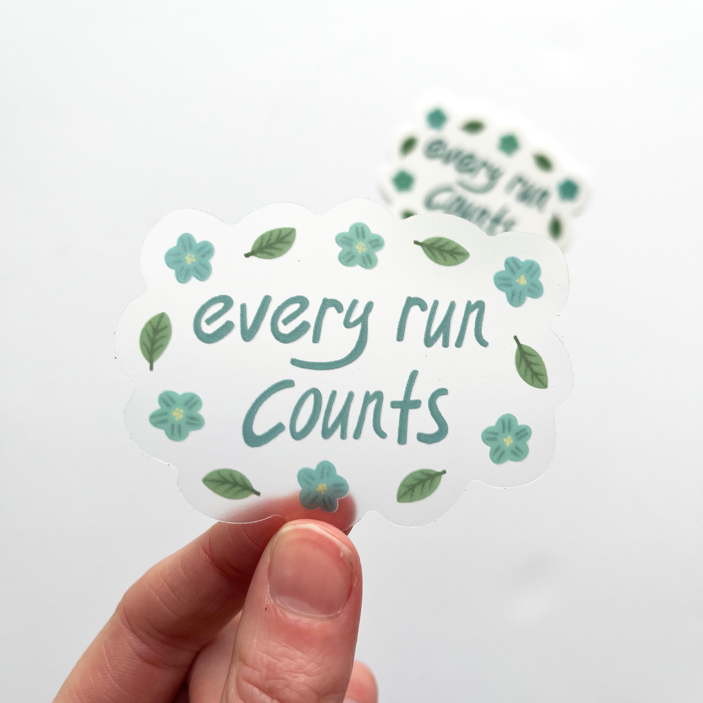 Every Run Counts Sticker