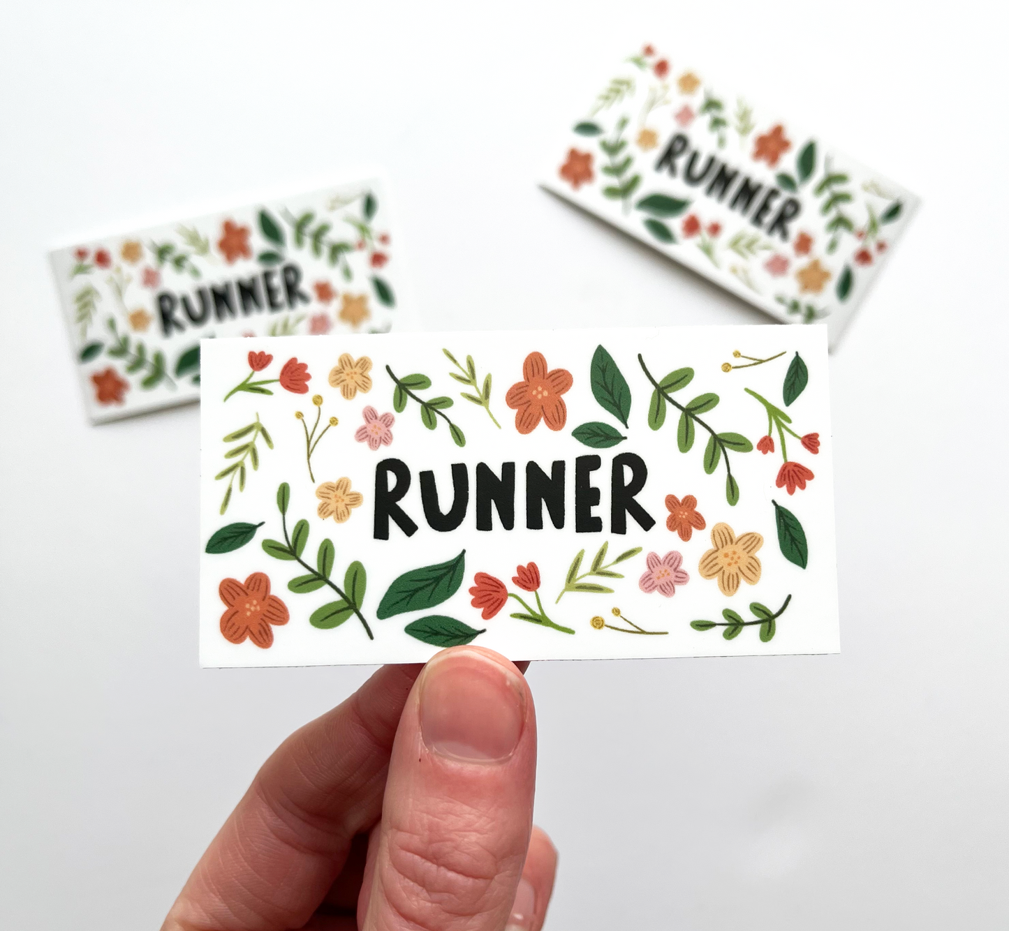 Floral Runner Sticker